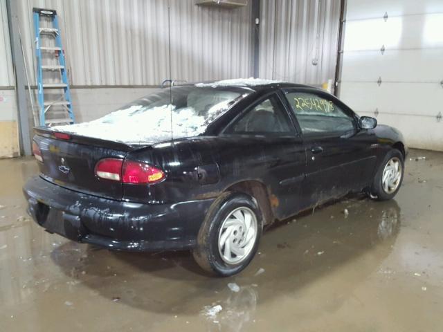 1G1JC1243X7141589 - 1999 CHEVROLET CAVALIER B BLACK photo 4