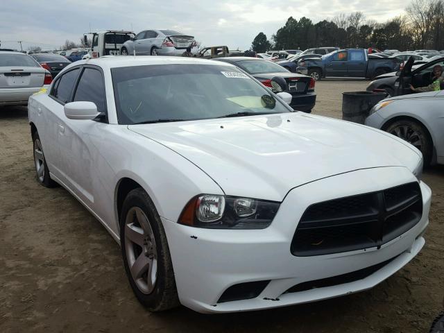 2C3CDXAG4EH330964 - 2014 DODGE CHARGER PO WHITE photo 1