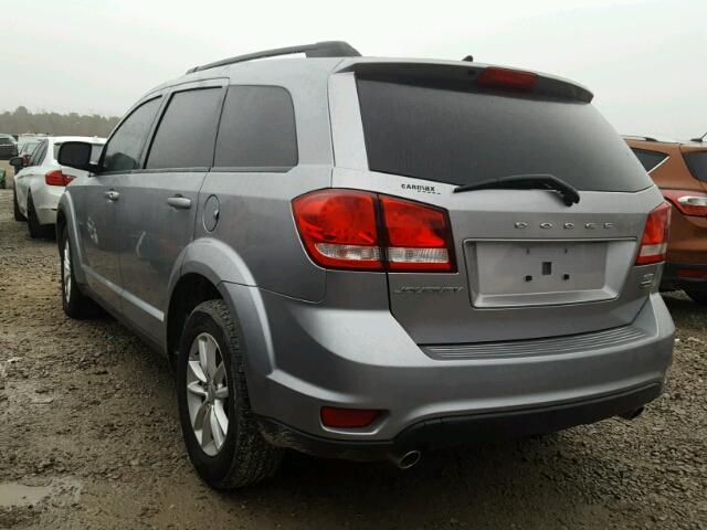 3C4PDCBG7FT690680 - 2015 DODGE JOURNEY SX SILVER photo 3