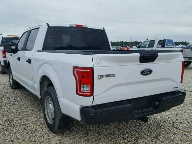 1FTEW1C88GKF06704 - 2016 FORD F150 SUPER WHITE photo 3