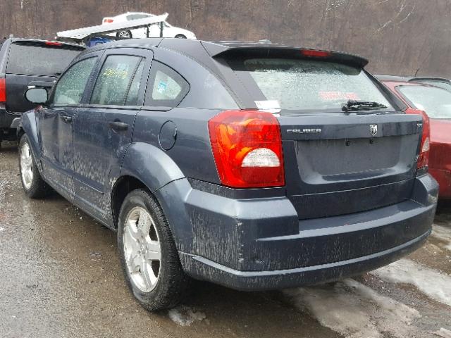 1B3HB48B98D654964 - 2008 DODGE CALIBER SX BLUE photo 3