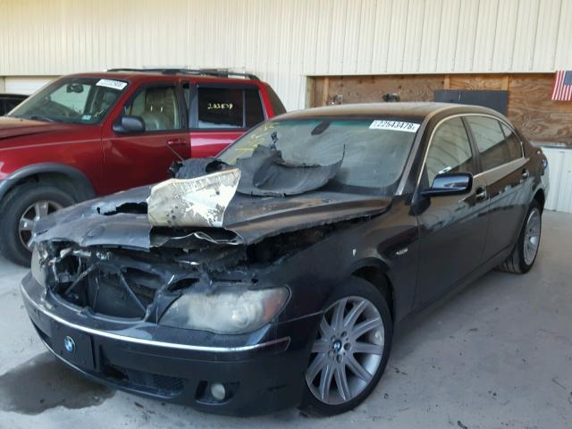 WBAHN83546DT25131 - 2006 BMW 750 LI BLACK photo 2