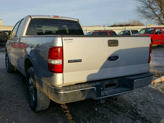 1FTPX125X4KD85473 - 2004 FORD F150 SILVER photo 3