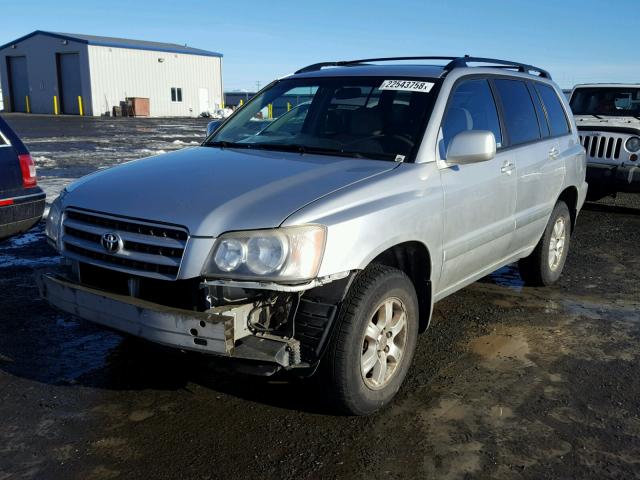 JTEHF21A010034456 - 2001 TOYOTA HIGHLANDER SILVER photo 2