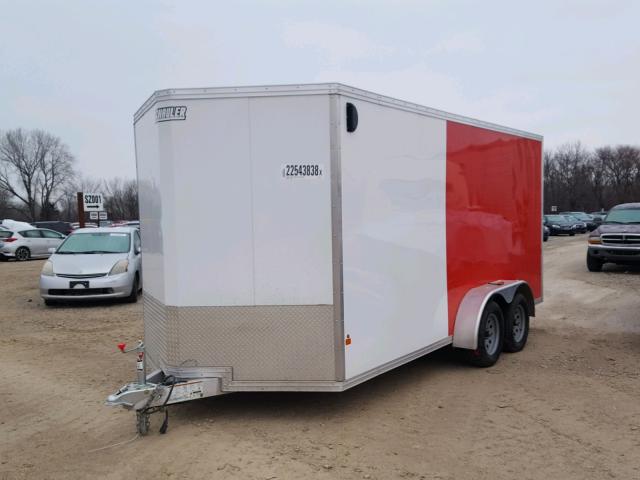 5WFBE1626GS004652 - 2016 UTILITY TRAILER WHITE photo 3