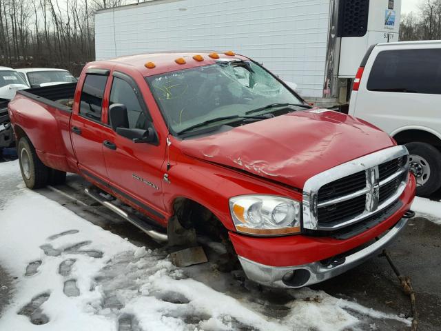 3D7MX48C46G109042 - 2006 DODGE RAM 3500 S RED photo 1