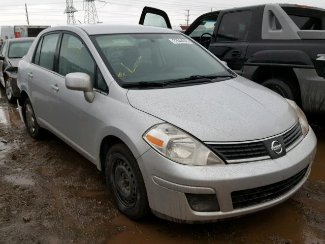 3N1BC11E77L411654 - 2007 NISSAN VERSA S SILVER photo 1