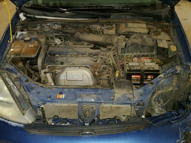 1FAFP38362W273150 - 2002 FORD FOCUS ZTS BLUE photo 7