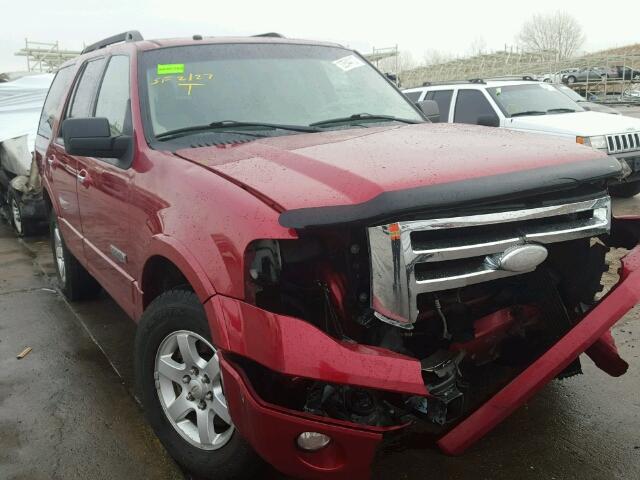 1FMFU16528LA04936 - 2008 FORD EXPEDITION RED photo 1