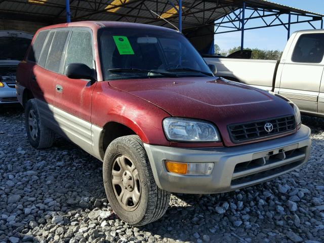 JT3GP10V4Y7075335 - 2000 TOYOTA RAV4 MAROON photo 1