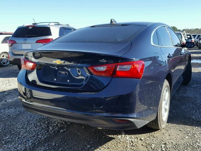 1G1ZB5ST4HF240000 - 2017 CHEVROLET MALIBU LS BLUE photo 4