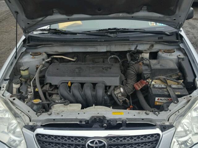 2T1BR32E78C867079 - 2008 TOYOTA COROLLA CE SILVER photo 7