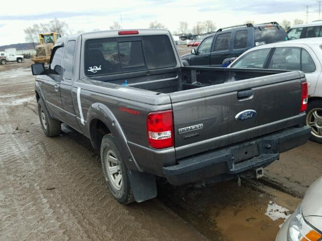 1FTYR44E47PA96237 - 2007 FORD RANGER SUP GRAY photo 3