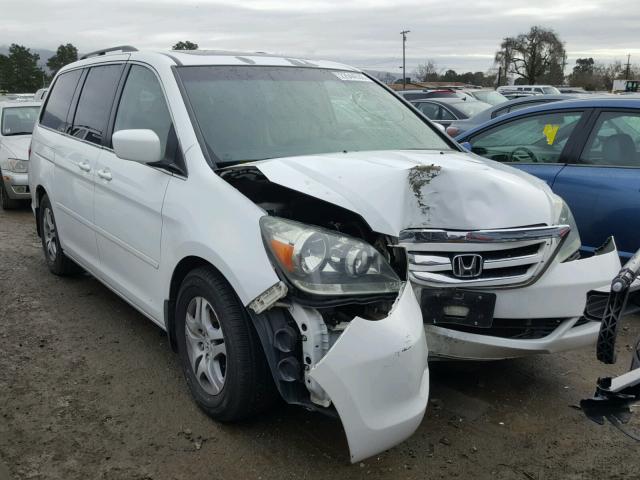 5FNRL38677B431472 - 2007 HONDA ODYSSEY EX WHITE photo 1