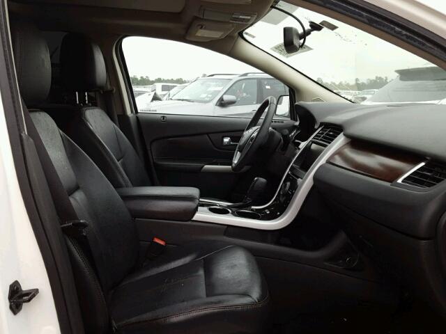 2FMDK3KC0EBB81185 - 2014 FORD EDGE LIMIT Beyaz fotoğraf 5