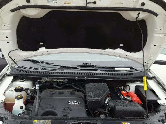 2FMDK3KC0EBB81185 - 2014 FORD EDGE LIMIT Beyaz fotoğraf 7