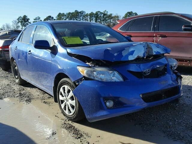 1NXBU40E39Z129285 - 2009 TOYOTA COROLLA BA BLUE photo 1