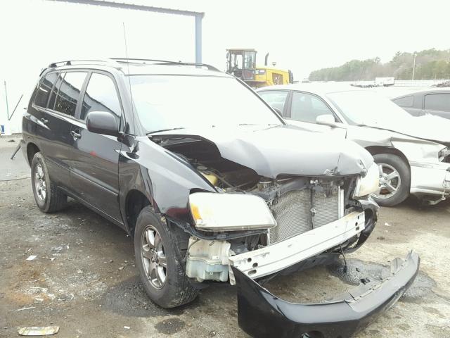 JTEGD21A450121395 - 2005 TOYOTA HIGHLANDER BLACK photo 1