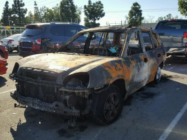 KM8SC13D35U877081 - 2005 HYUNDAI SANTA FE G BURN photo 2