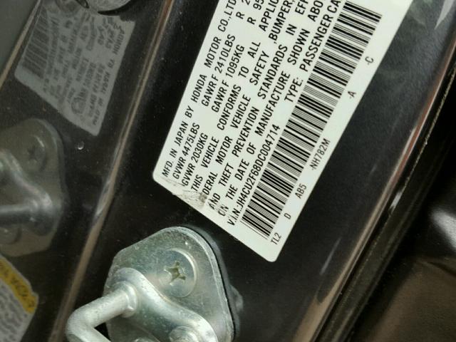 JH4CU2F68DC004714 - 2013 ACURA TSX TECH BLACK photo 10