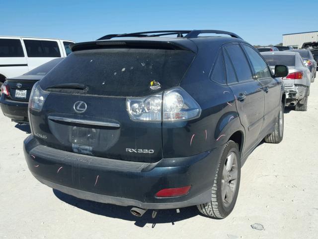 2T2GA31U95C019105 - 2005 LEXUS RX 330 BLACK photo 4