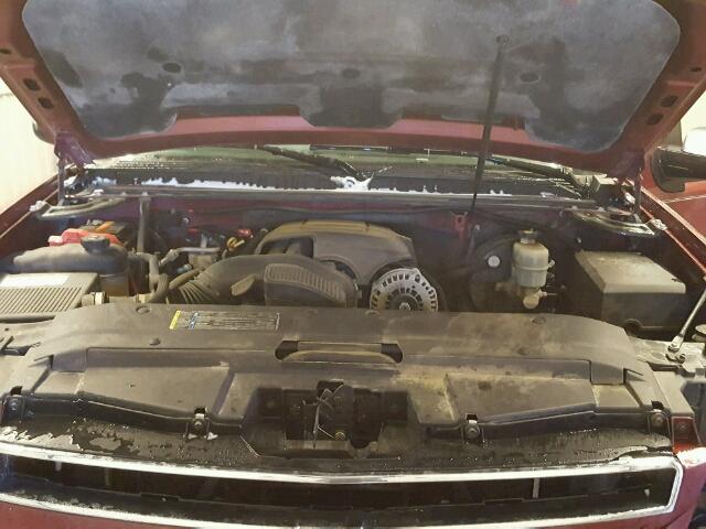 3GNFK16348G182988 - 2008 CHEVROLET SUBURBAN K MAROON photo 7