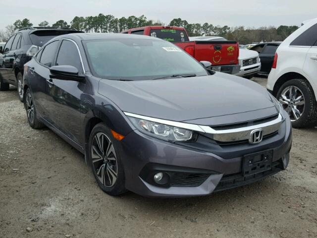 19XFC1F83HE010528 - 2017 HONDA CIVIC EX رمادي صورة 1
