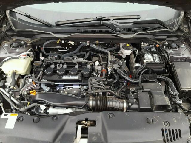 19XFC1F83HE010528 - 2017 HONDA CIVIC EX رمادي صورة 7