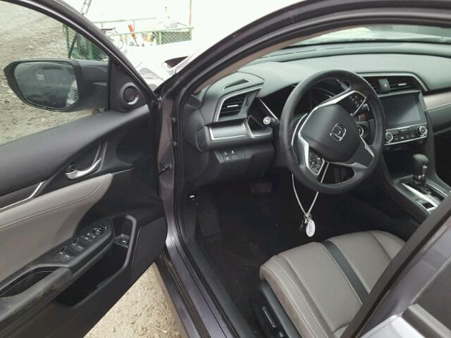 19XFC1F83HE010528 - 2017 HONDA CIVIC EX رمادي صورة 9