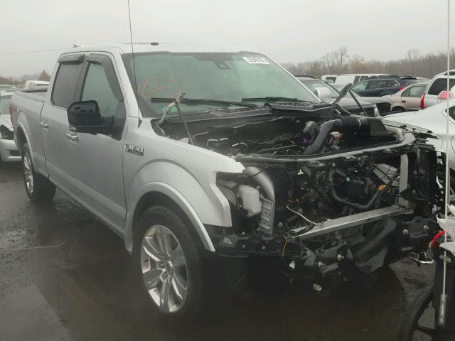 1FTFW1EF8GFA81140 - 2016 FORD F150 SUPER SILVER photo 1