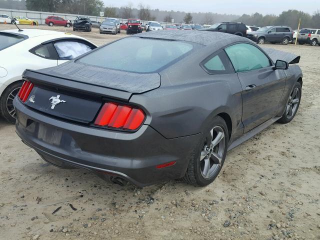 1FA6P8AM1F5361602 - 2015 FORD MUSTANG CHARCOAL photo 4