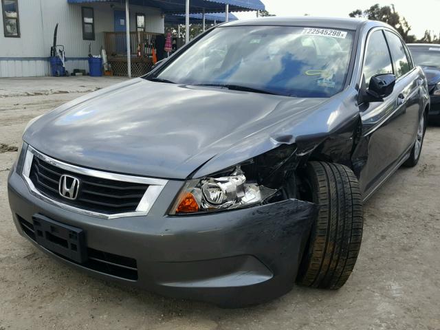 JHMCP263X8C071687 - 2008 HONDA ACCORD LX GRAY photo 2