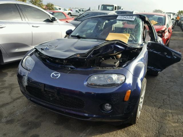 JM1NC25F580144144 - 2008 MAZDA MX-5 MIATA BLUE photo 2