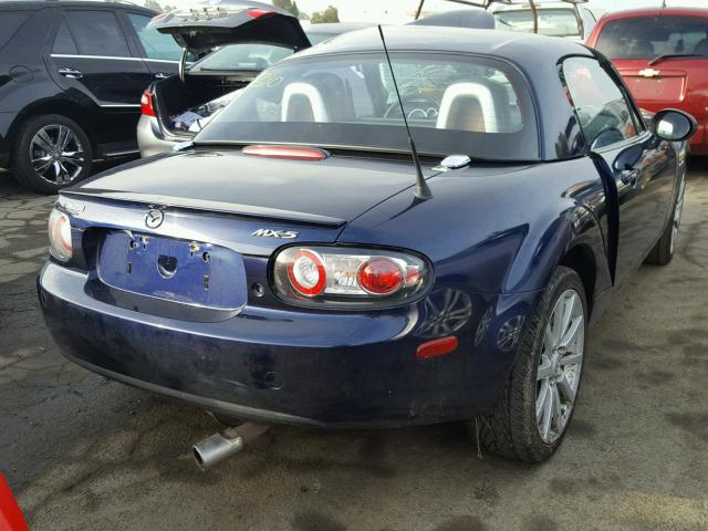 JM1NC25F580144144 - 2008 MAZDA MX-5 MIATA BLUE photo 4