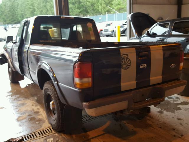 1FTCR15X3VTA12342 - 1997 FORD RANGER SUP BLUE photo 3