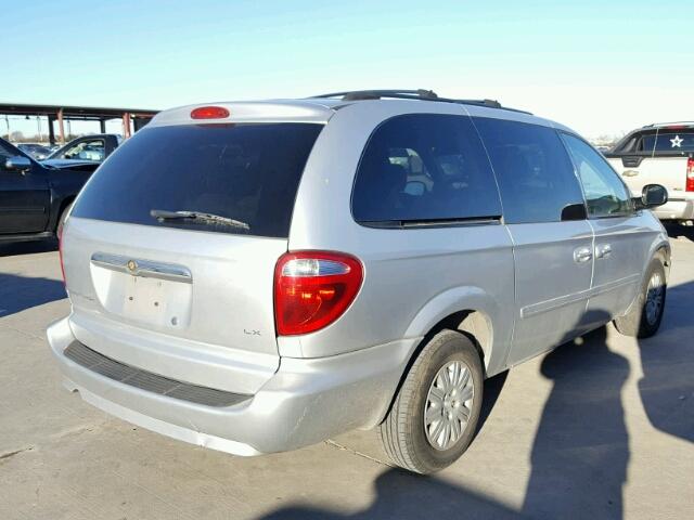 2A8GP44R67R140847 - 2007 CHRYSLER TOWN & COU SILVER photo 4