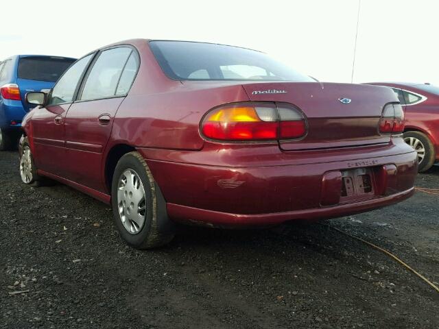 1G1ND52M3WY158553 - 1998 CHEVROLET MALIBU MAROON photo 3