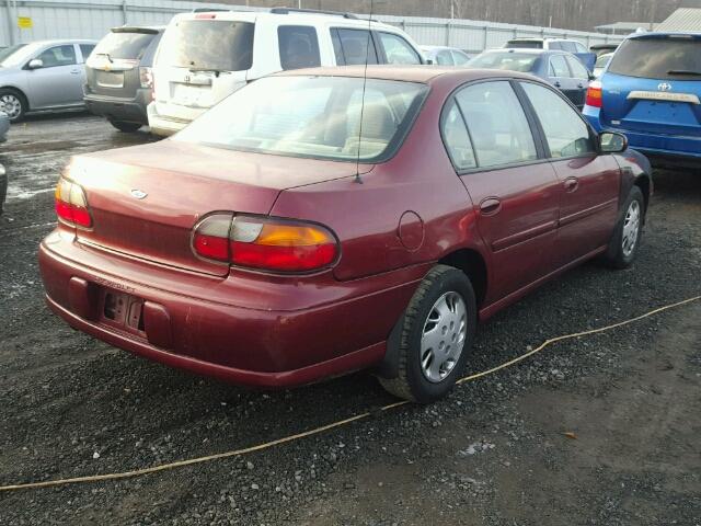 1G1ND52M3WY158553 - 1998 CHEVROLET MALIBU MAROON photo 4