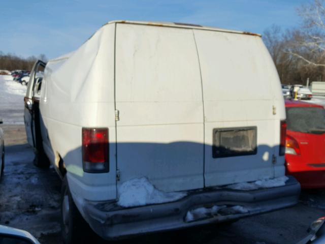 1FTFE24Y9THB32221 - 1996 FORD ECONOLINE WHITE photo 3