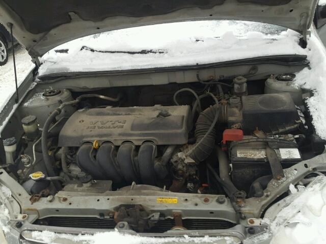 2T1BR32E93C708105 - 2003 TOYOTA COROLLA CE GRAY photo 7