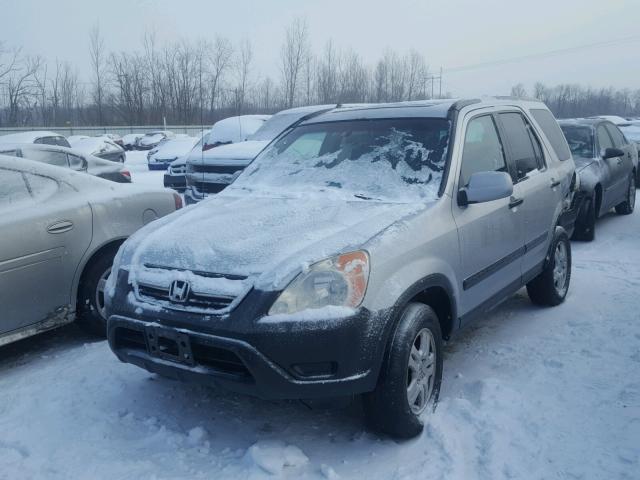 SHSRD78854U232043 - 2004 HONDA CR-V EX SILVER photo 2