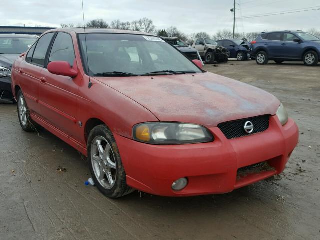 3N1AB51D22L707445 - 2002 NISSAN SENTRA SE- RED photo 1