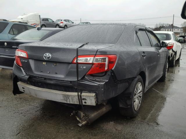 4T1BF1FK5CU173656 - 2012 TOYOTA CAMRY BASE GRAY photo 4