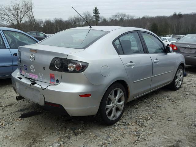 JM1BK32G581110269 - 2008 MAZDA 3 I SILVER photo 4