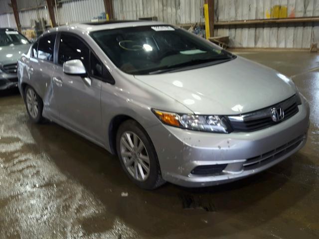 19XFB2F80CE036375 - 2012 HONDA CIVIC EX GRAY photo 1