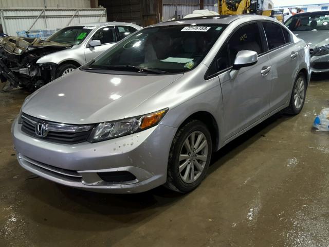 19XFB2F80CE036375 - 2012 HONDA CIVIC EX GRAY photo 2