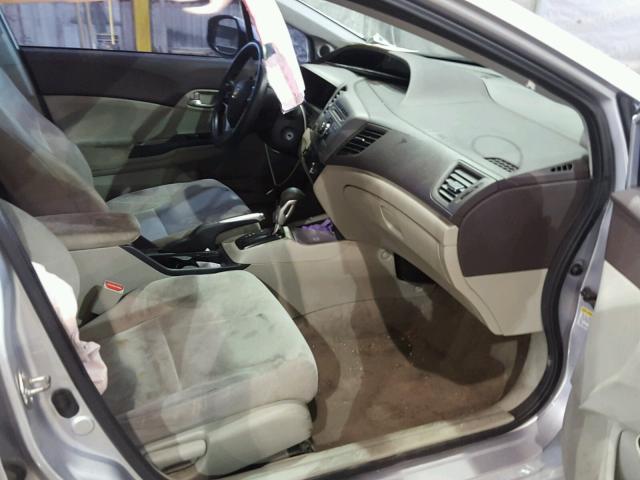 19XFB2F80CE036375 - 2012 HONDA CIVIC EX ნაცრისფერი ფოტო 5