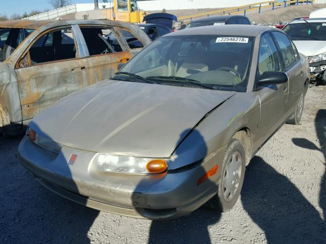 1G8ZH52881Z246432 - 2001 SATURN SL1 BEIGE photo 2