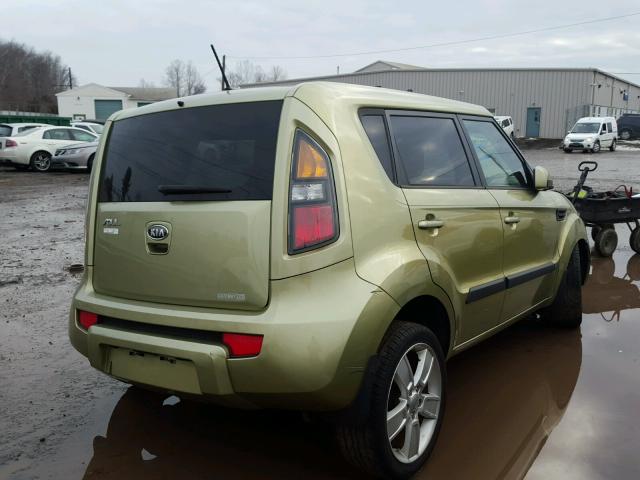 KNDJT2A28B7240379 - 2011 KIA SOUL + GREEN photo 4