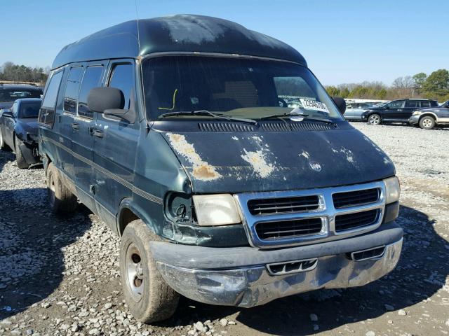 2B6HB11Y7YK106418 - 2000 DODGE RAM VAN B1 GREEN photo 1